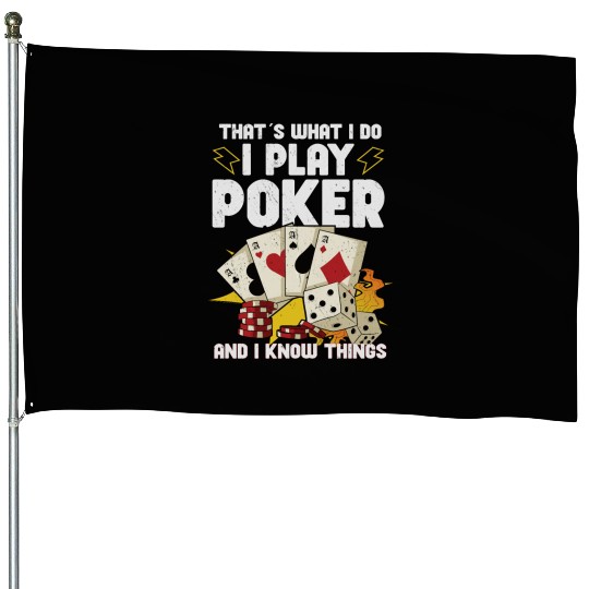 Poker Casino Poker Player Gambling Roulette Gift House Flags