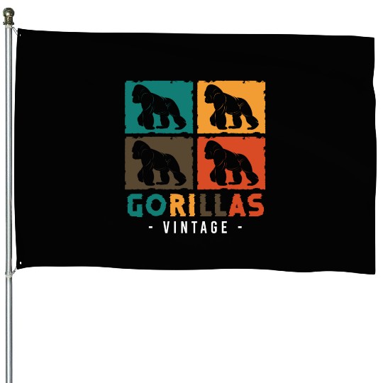 Gorilla Training Weightlifting House Flags