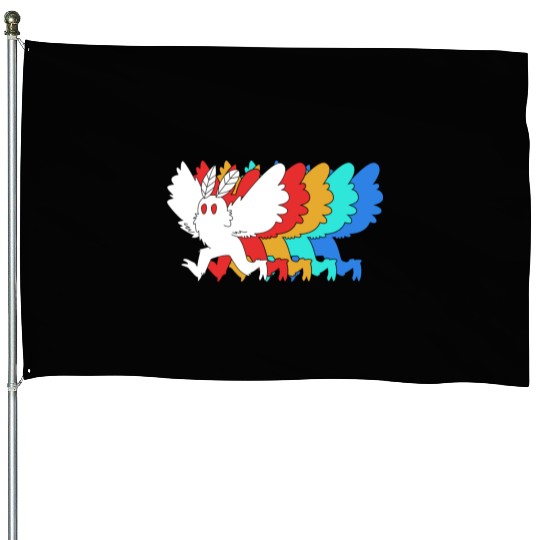 Cryptozoologist Cryptid Mothman House Flags