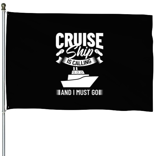 Cruise Ship Vacation Trip Party Sailing Boating House Flags