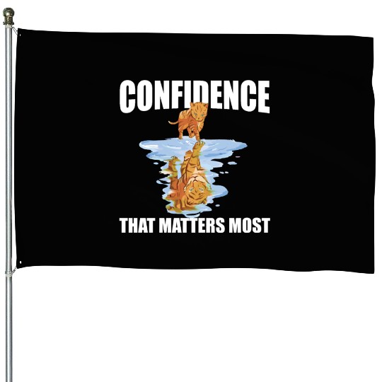 Tiger Cub Confidence Matter Most House Flags