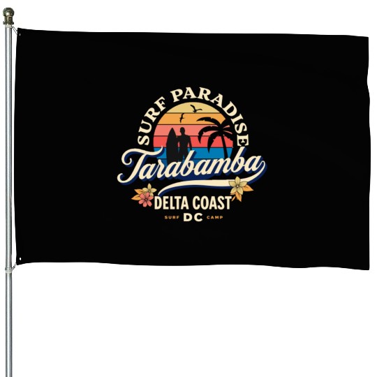 Surf Paradise In Taramamba House Flags