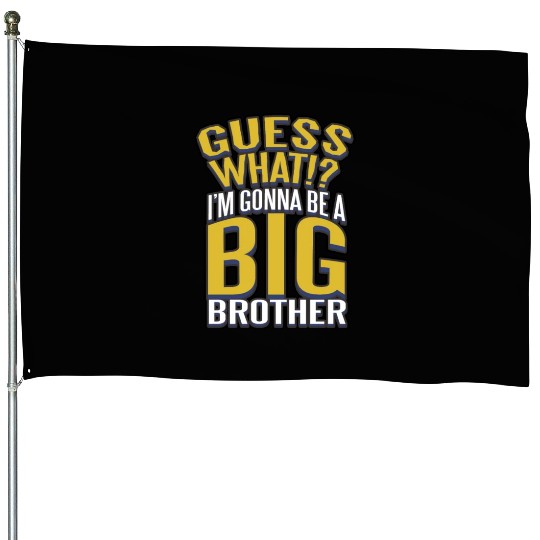 Big Brother Finally Novelty Design For Boys & House Flags