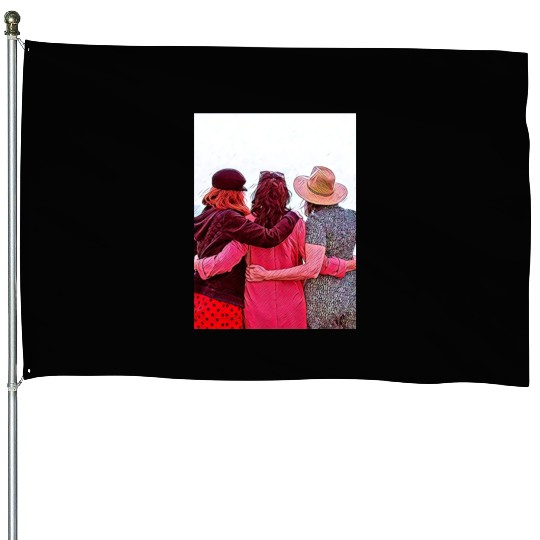 Best Friends 2 House Flags