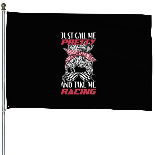 Racing Race Sunglasses Girl Just House Flags