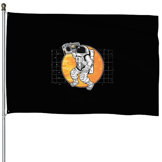 Astronomy Music Lover Radio Space Universe Galaxy House Flags