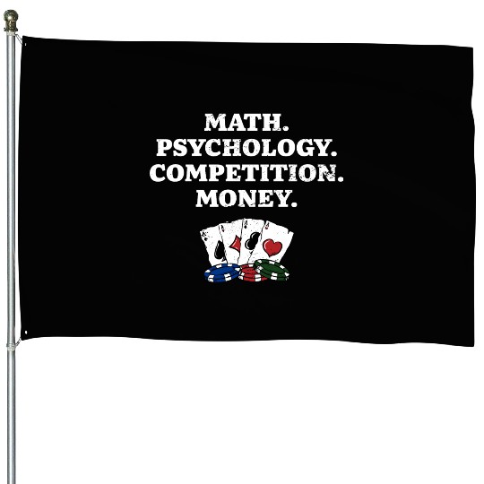 Math Psychology Competition Money Gambler Poker House Flags