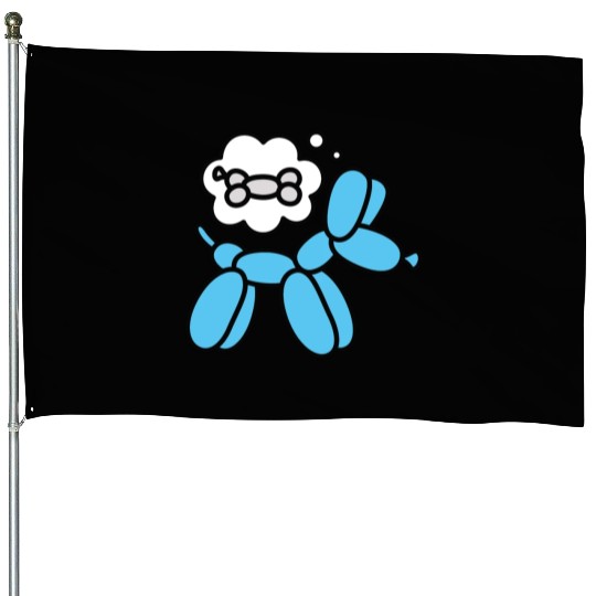 Balloon animal balloon twister balloon dog bone House Flags