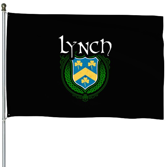 Lynch Family Irish Coat of Arms Clan Crest House Flags