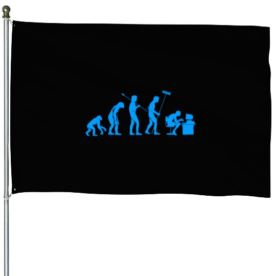 Software Engineers Programmer Coding Desk House Flags