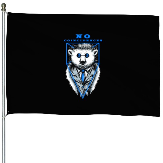 banda -Gangster bear House Flags