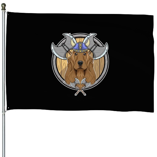 Cocker Spaniel I Valhalla I Viking House Flags