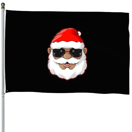 Afro american toddler Black History Month House Flags