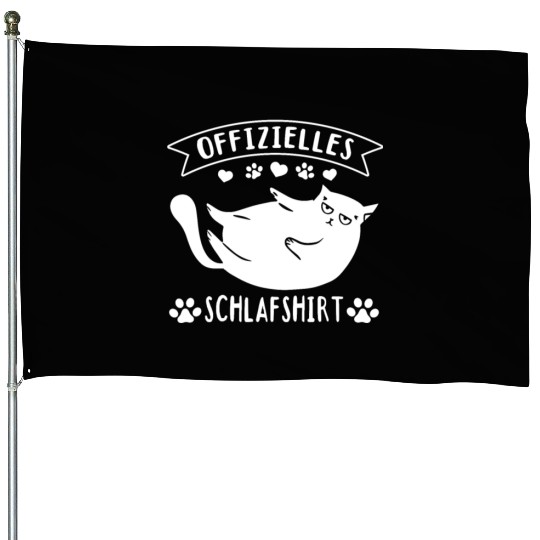 Cat sleep House Flags Official sleep House Flags cat