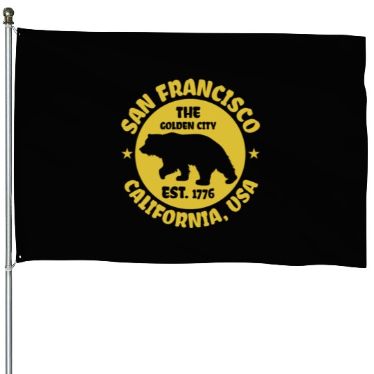 San Francisco California House Flags