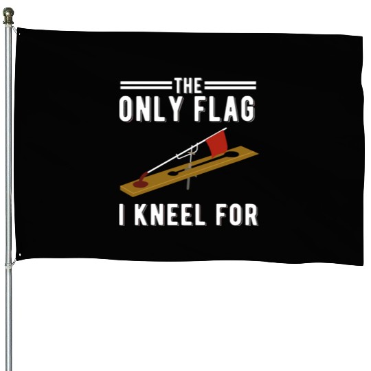 Ice Fishing Tip Up Flag The Only Flag I Kneel For House Flags