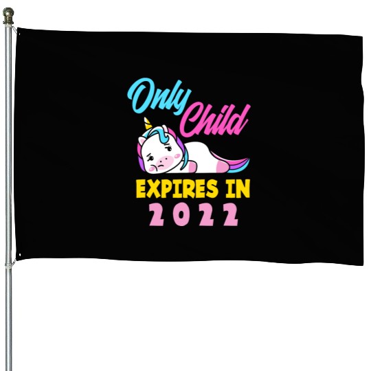 No Only Child More Unicorn 2022 House Flags