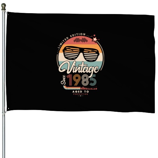 Vintage since 1985 House Flags