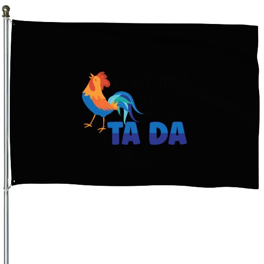 Chicken Farmer Gift Funny Chickens Country Farm House Flags
