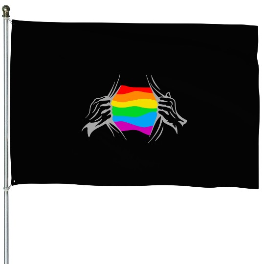 Lesbian Gay Pride LGBT Super Strong House Flags