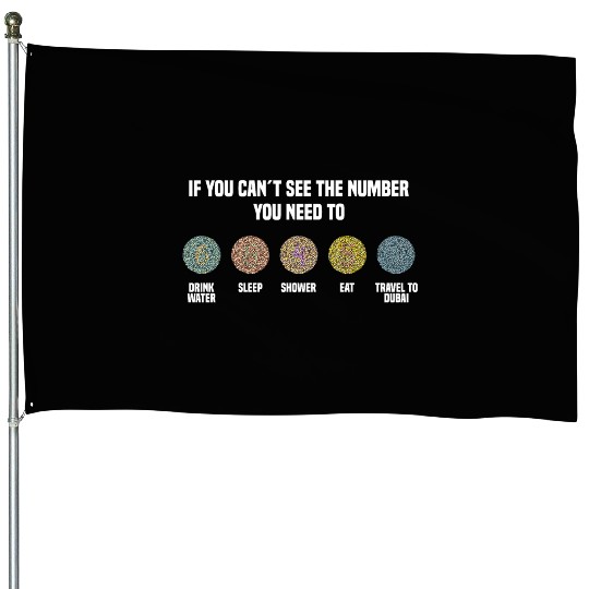 Ishihara Numbers - Travel To Dubai House Flags