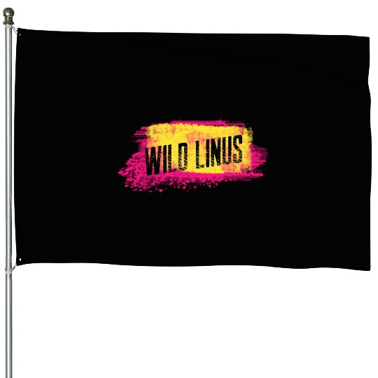 Wild Linus Streetwear Logo House Flags