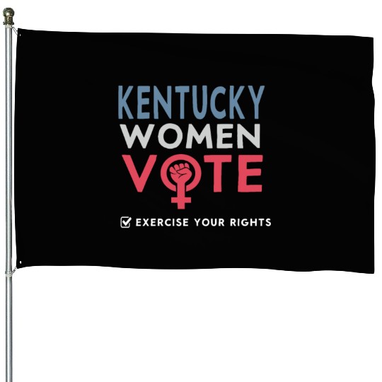 Kentucky Women Vote Voter 2022 Election Feminist House Flags
