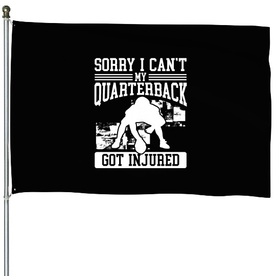 Fantasy Football Player Sorry I cant Injury House Flags
