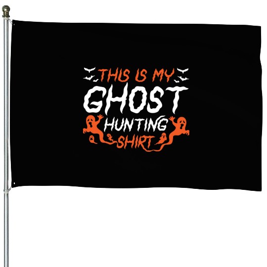 This Is My Ghost Hunting House Flags for Halloween Men