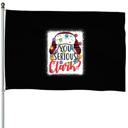 You Serious Clark Christmas Vacation House Flags