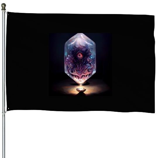 Cthulhu Art House Flags