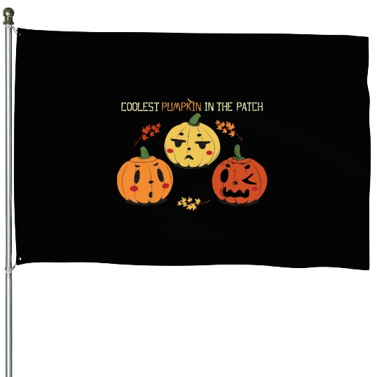 Coolest Pumpkins in the patch House Flags