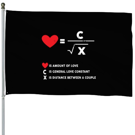 amount of love math House Flags