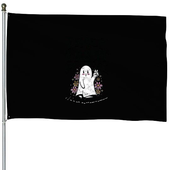Trick or treat people with kindness - trick or House Flags