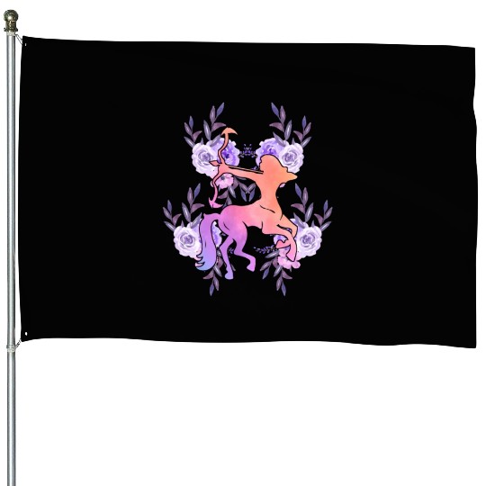 Sagittarius Zodiac House Flags