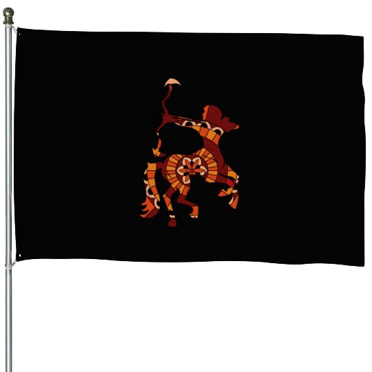 Sagittarius Zodiac House Flags