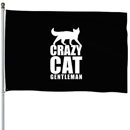 Crazy Cat House Flags