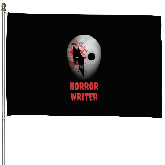 Horror Writer Halloween Costume House Flags