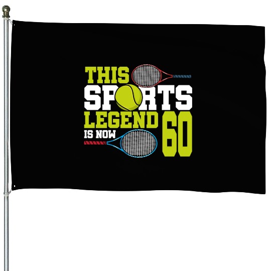 This Sports Legend Is Now 60, Tennis 60th Birthday House Flags