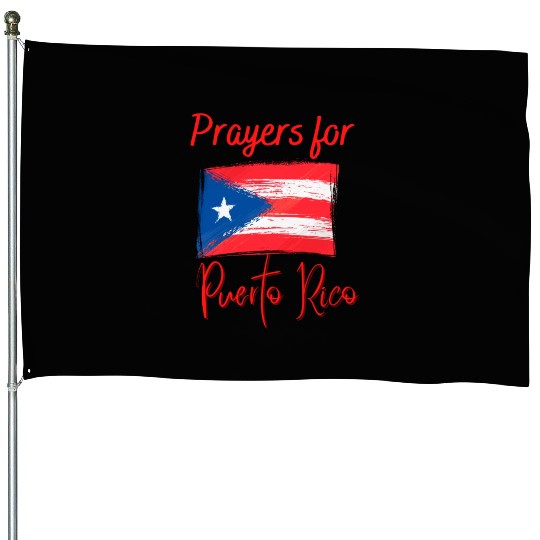 Puerto Rico Prayers House Flags