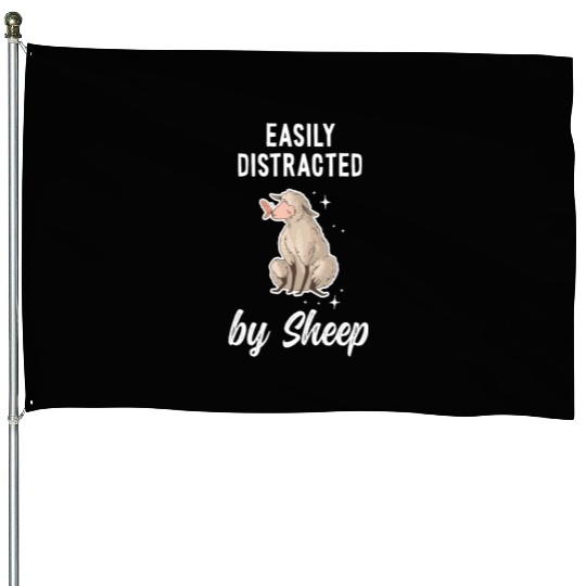 Cute Lamb Saying - Farmer & Sheep House Flags