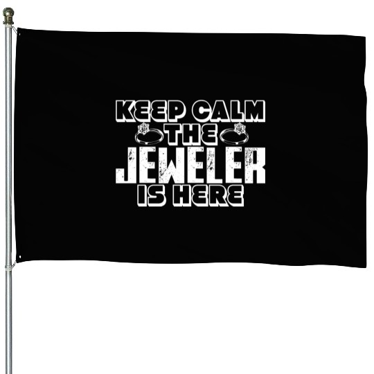Jewellery Joke Jeweler Jewelry Diamond Gemstone House Flags
