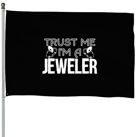 Jewellery Joke Jeweler Jewelry Diamond Gemstone House Flags