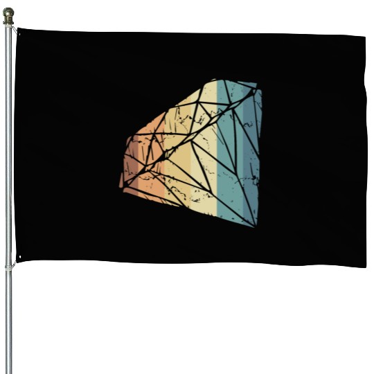 Vintage Diamond Gemstone Jewelry Jeweler Coral House Flags