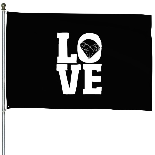 Jewelry Love Diamond Stone Jewellery Gemstone House Flags