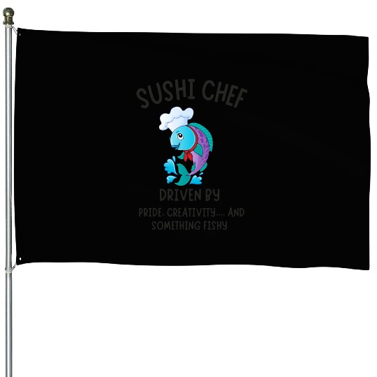 SUSHI CHEF 29 House Flags