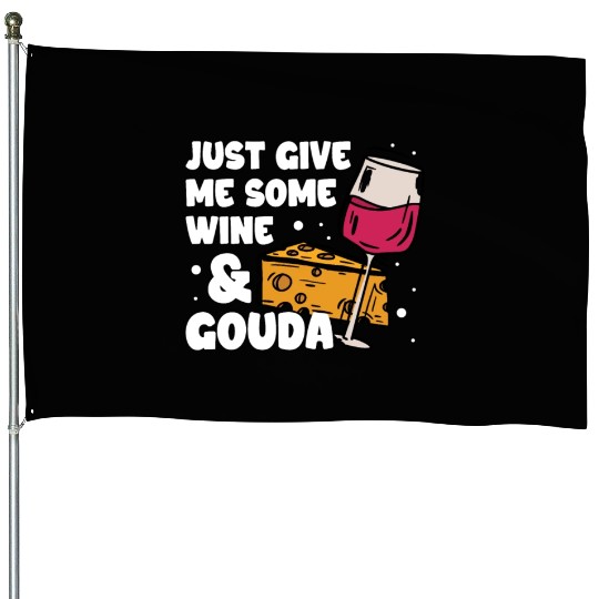 Gouda Cheese Slices charcuterie cheese board House Flags