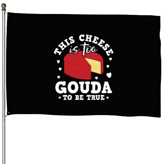 Gouda Cheese Slices charcuterie cheese board House Flags