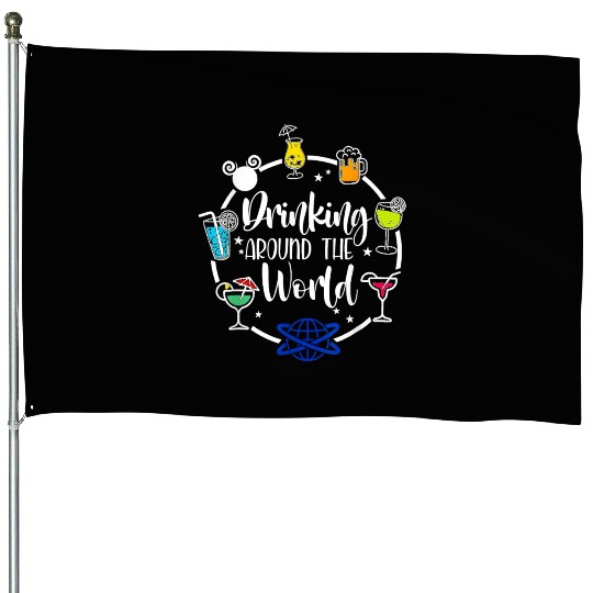 Drinking Around The World House Flags
