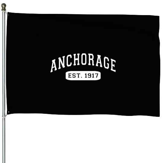 Alaska Gift USA Natur Bär Denali Grizzly Wald House Flags